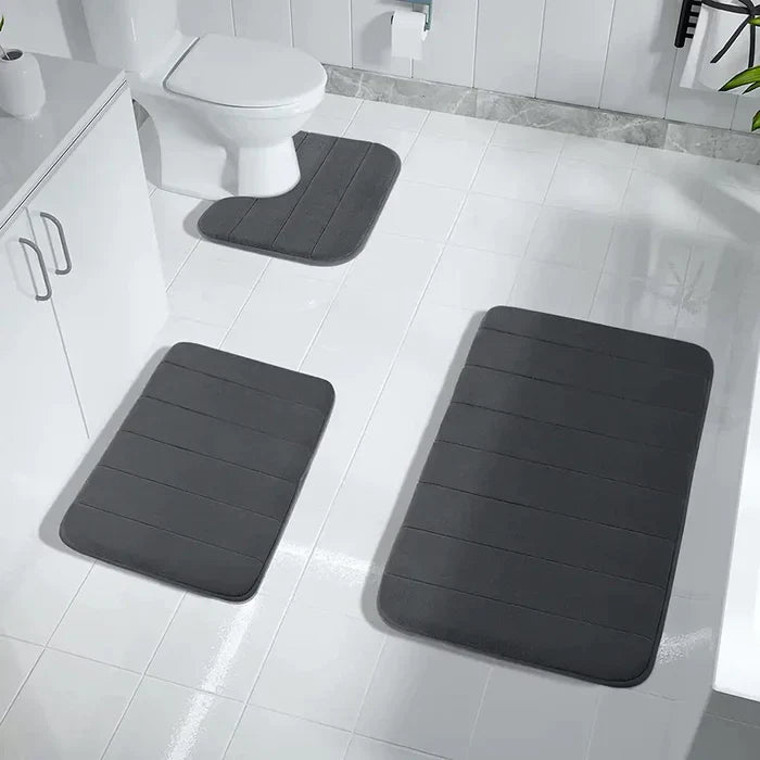 Kit Tapete Absorvente De Água Para Banheiro