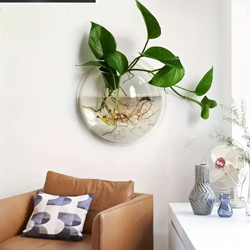 Vaso De Flores Hidropônico Modelo Parede