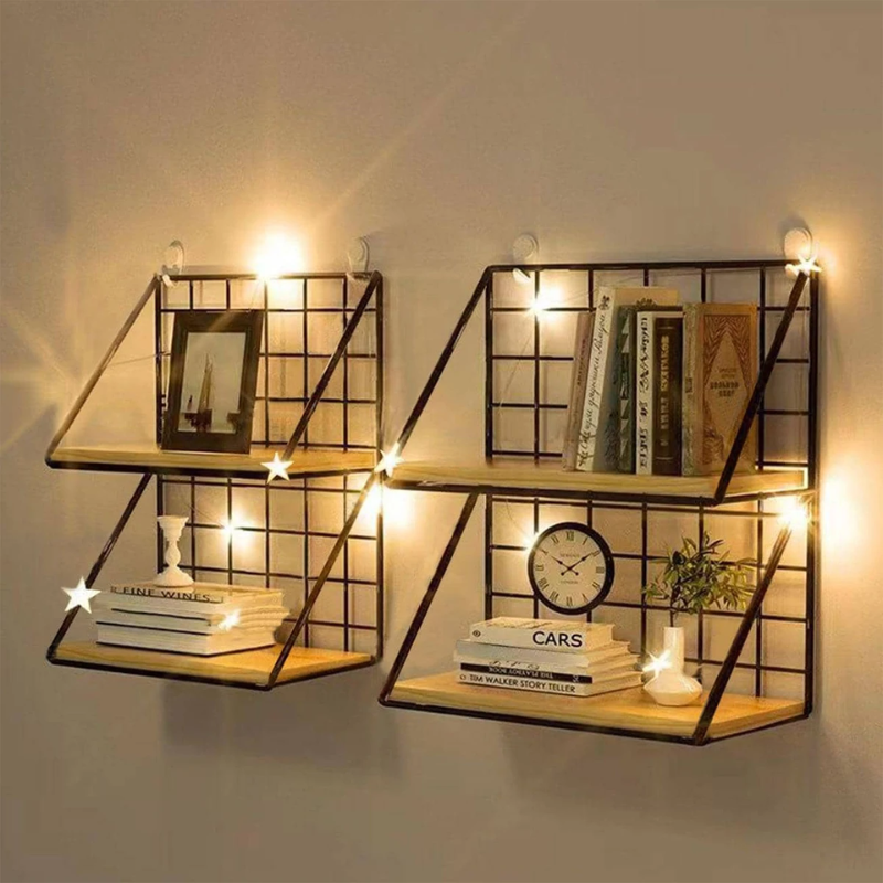 Kit Prateleira de Parede Para Decorações