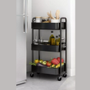 Carrito auxiliar metálico para organizar espacios