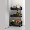 Carrito auxiliar metálico para organizar espacios