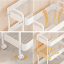 Carrito auxiliar metálico para organizar espacios