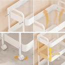 Carrito auxiliar metálico para organizar espacios