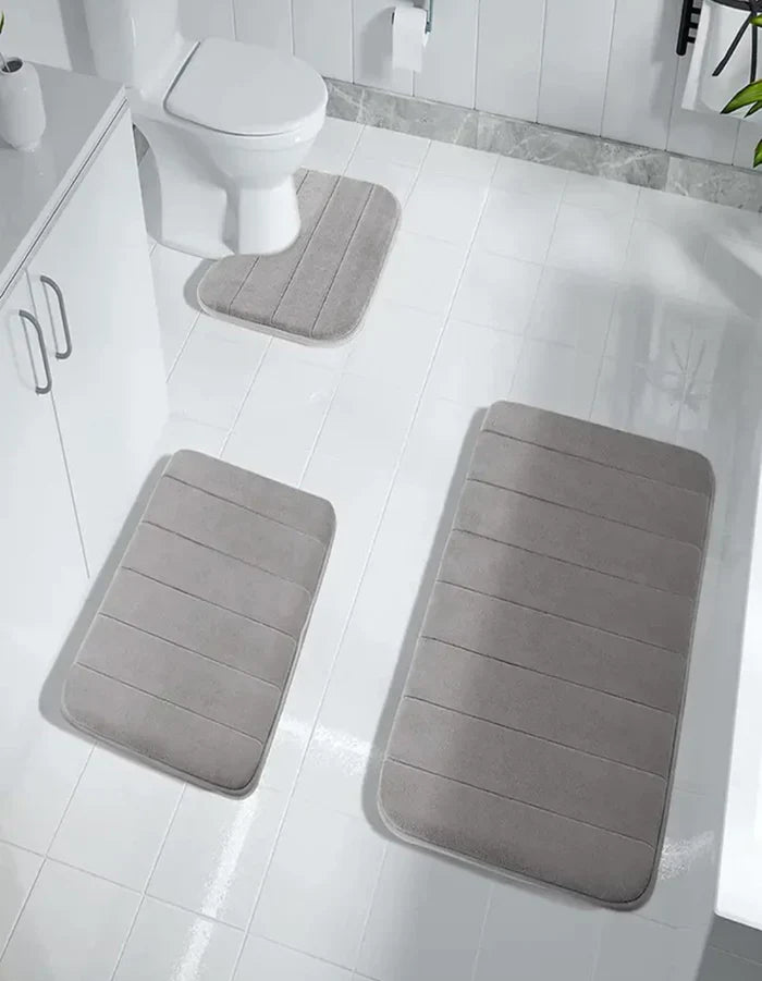 Kit Tapete Absorvente De Água Para Banheiro