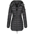 Casaco Feminino de Inverno com Capuz e Zíper - Acolhedor, Elegante e Leve - (Promoção de Inverno 2025)