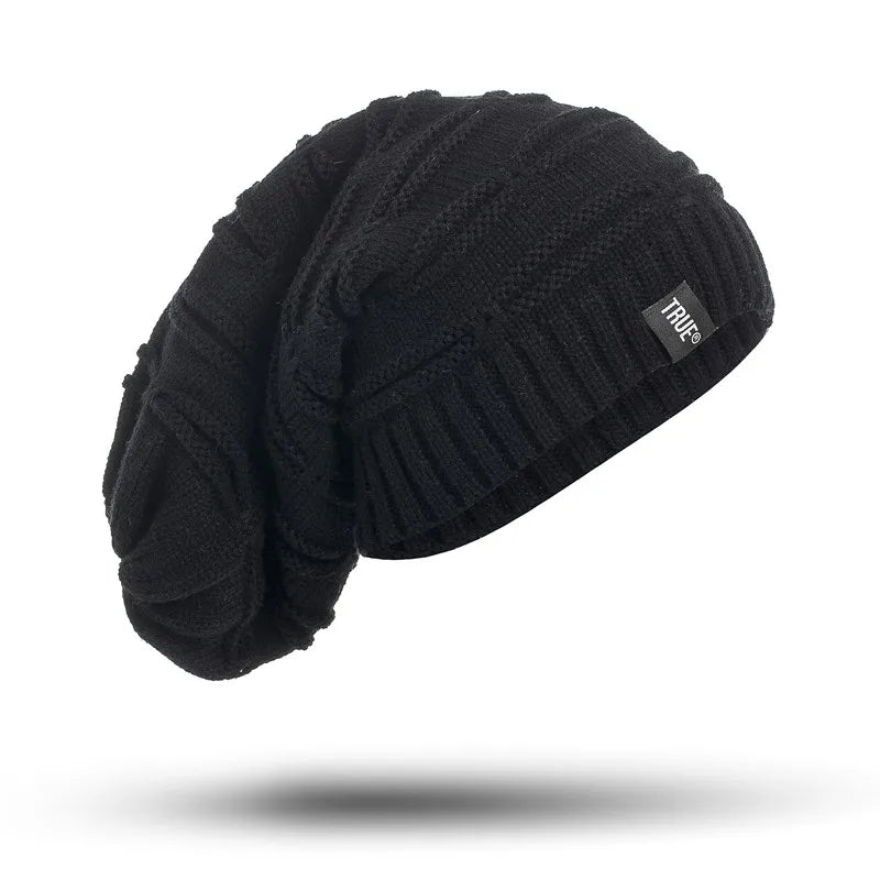 Touca Unissex Estilo Longo com Acabamento Sólido e Confortável – (Promoção de Inverno 2025)