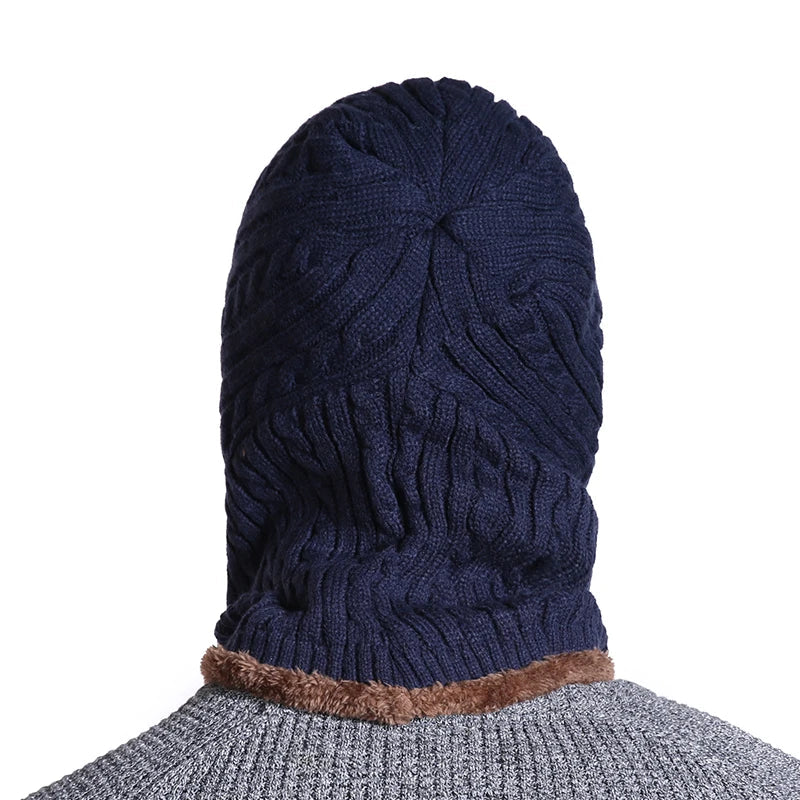 Touca Unissex de Inverno com Protetor de Pescoço e Forro Peluciado – (Promoção de Inverno 2025)