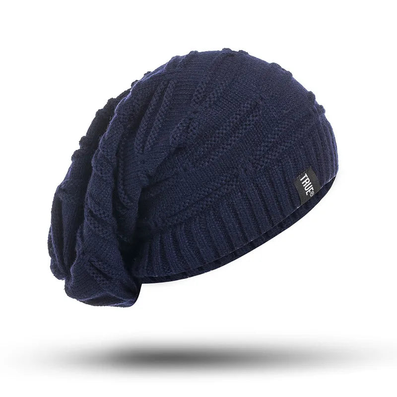 Touca Unissex Estilo Longo com Acabamento Sólido e Confortável – (Promoção de Inverno 2025)