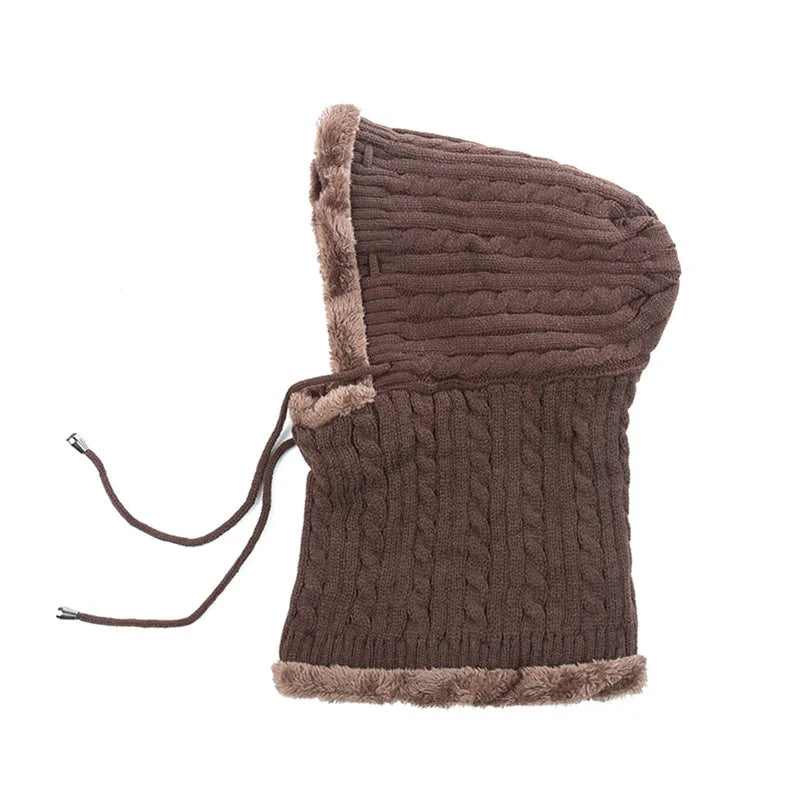 Touca Unissex de Inverno com Protetor de Pescoço e Forro Peluciado – (Promoção de Inverno 2025)
