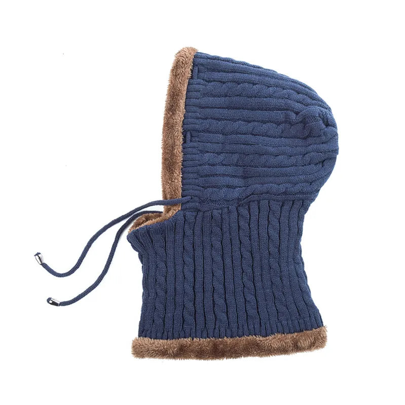 Touca Unissex de Inverno com Protetor de Pescoço e Forro Peluciado – (Promoção de Inverno 2025)