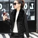 Jaqueta Feminina com Gola e Forro de Lã Confortável – (Promoção de Inverno 2025)