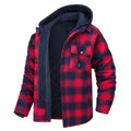 Casaco Masculino Quadriculado Para Inverno com Capuz Forro de Algodão - (Promoção de Inverno 2025)