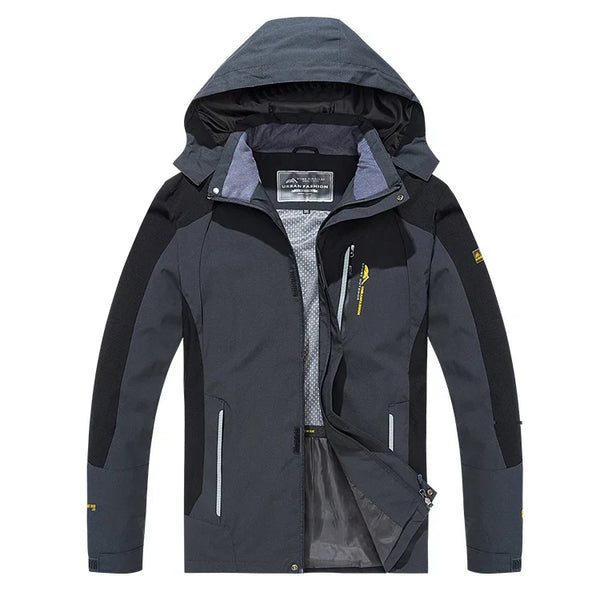 Jaqueta Masculina Impermeável para Trilha e Pesca com Proteção Contra Vento - (Promoção de Inverno 2025)
