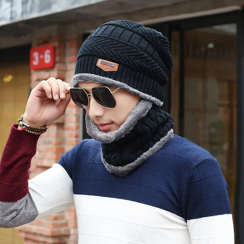Gorro Unissex Estilo Balaclava com Malha Quente e Protetor Facial – (Promoção de Inverno 2025)