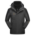 Jaqueta Masculina 3 em 1 com Forro Fleece Impermeável Corta-Vento – (Promoção de Inverno 2025)