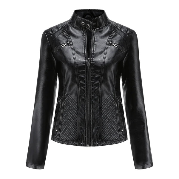 Jaqueta Feminina Casual com Zíper Estilo Streetwear - (Promoção de Inverno 2025)