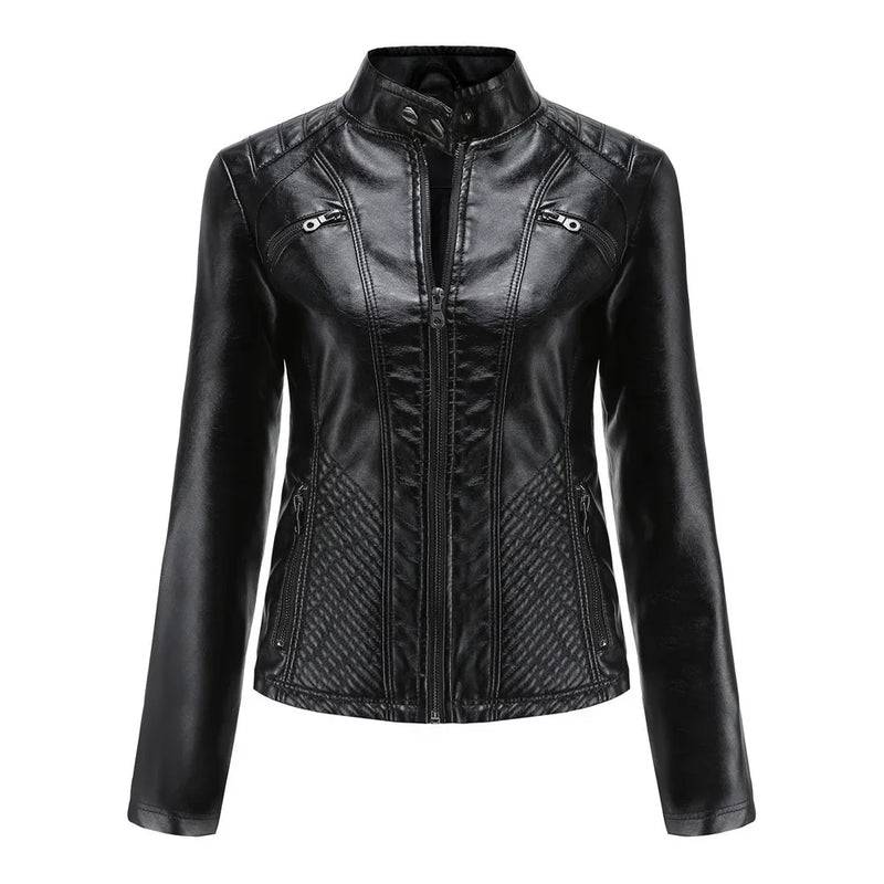 Jaqueta Feminina Casual com Zíper Estilo Streetwear - (Promoção de Inverno 2025)