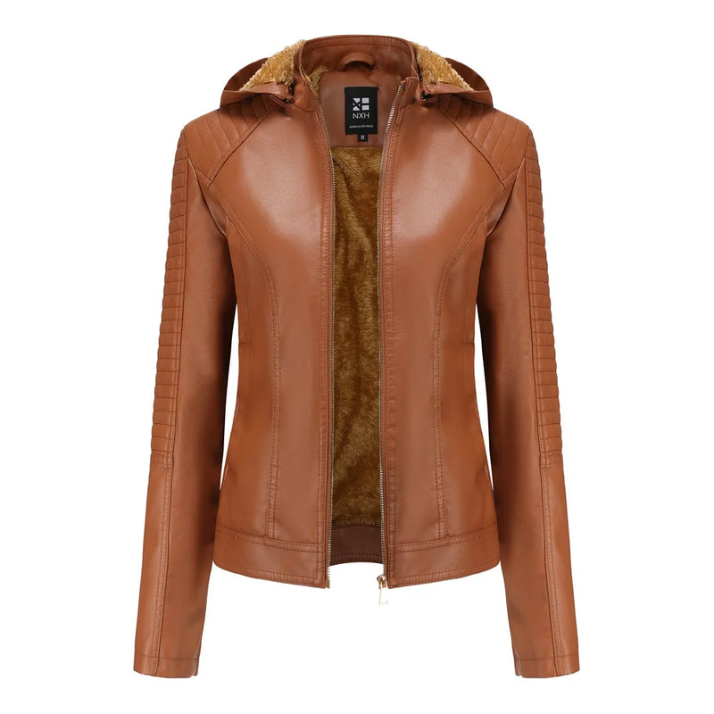 Jaqueta Feminina Oversized com Capuz de Inverno - (Promoção de Inverno 2025)