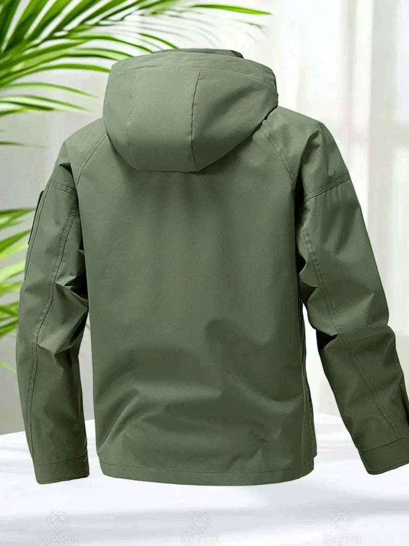 Jaqueta Masculina Impermeável Softshell com Capuz - (Promoção de Inverno 2025)