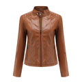 Jaqueta Feminina Estilo Biker com Zíper Luxy - (Promoção de Inverno 2025)