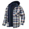 Casaco Masculino Quadriculado Para Inverno com Capuz Forro de Algodão - (Promoção de Inverno 2025)