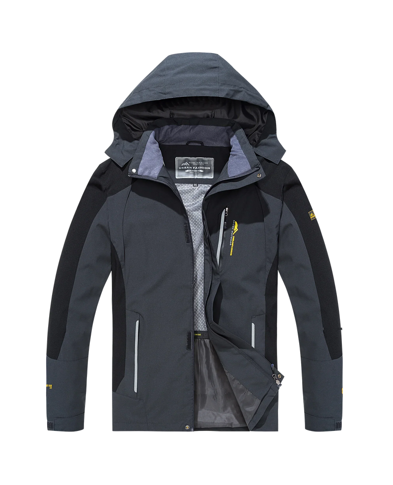 Jaqueta Masculina Impermeável para Trilha e Pesca com Proteção Contra Vento - (Promoção de Inverno 2025)