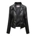 Jaqueta Feminina Slim com Gola Alta Estilo Biker - (Promoção de Inverno 2025)