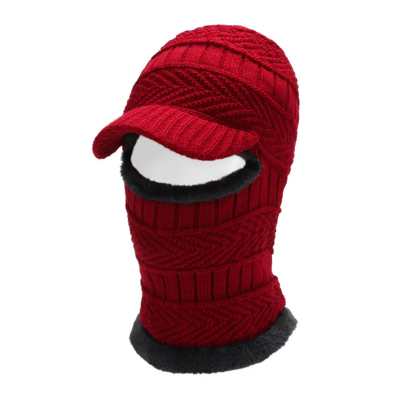 Gorro Masculino de Inverno Estilo Crânio com Proteção Facial e Gola – (Promoção de Inverno 2025)