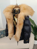 Jaqueta Curta Feminina com Gola Capuz Forro – (Promoção de Inverno 2025)