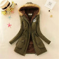 Casaco Feminino com Capuz Forrado a Polar Parka Acolchoada - (Promoção de Inverno 2025)
