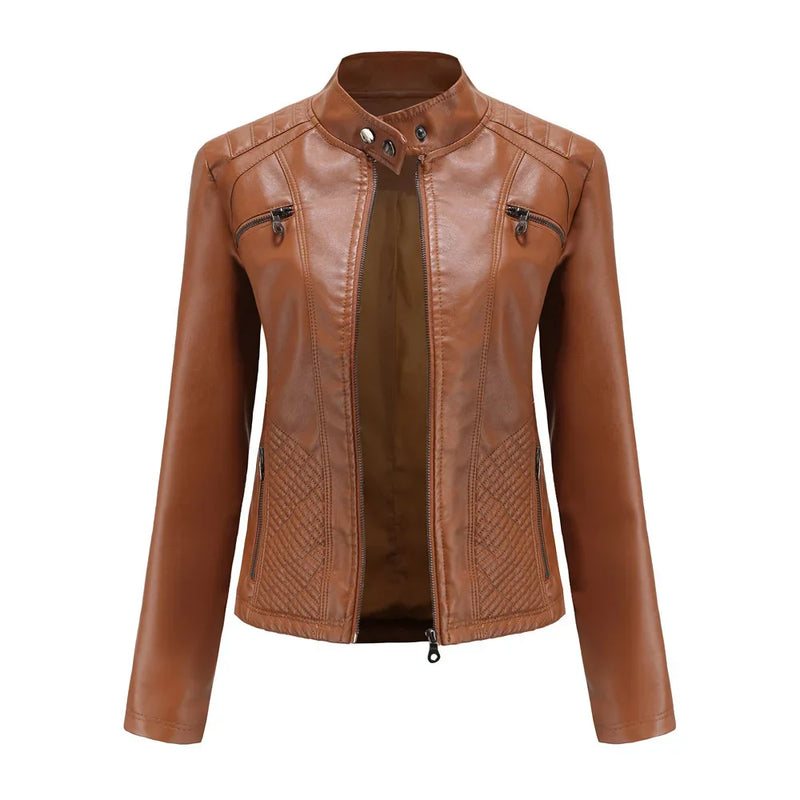 Jaqueta Feminina Casual com Zíper Estilo Streetwear - (Promoção de Inverno 2025)