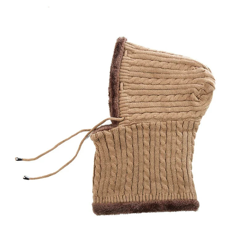 Touca Unissex de Inverno com Protetor de Pescoço e Forro Peluciado – (Promoção de Inverno 2025)
