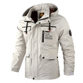 Casaco Masculino Casual Impermeável Com Capuz e Forro - (Promoção de Inverno 2025)