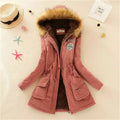 Casaco Feminino com Capuz Forrado a Polar Parka Acolchoada - (Promoção de Inverno 2025)