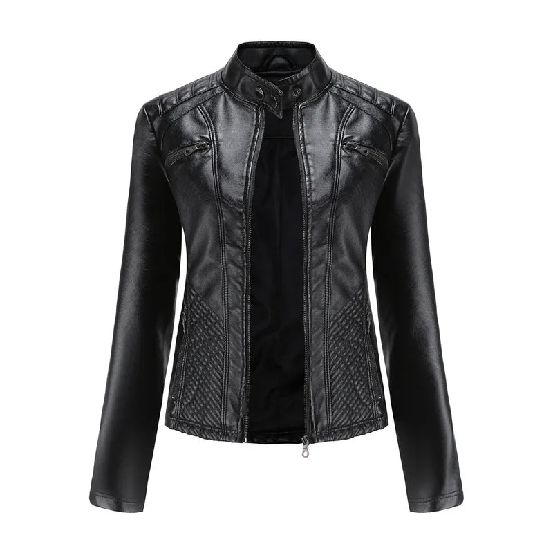 Jaqueta Feminina Casual com Zíper Estilo Streetwear - (Promoção de Inverno 2025)