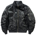 Jaqueta Masculina Bomber Estilo Retrô Oversized Design Curto – (Promoção de Inverno 2025)
