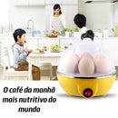 Cozedor de Ovos Portátil Elétrico Cozinha á Vapor