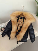 Jaqueta Curta Feminina com Gola Capuz Forro – (Promoção de Inverno 2025)