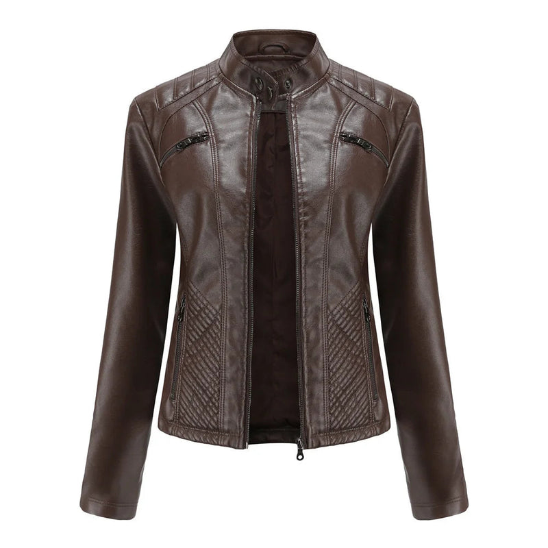 Jaqueta Feminina Casual com Zíper Estilo Streetwear - (Promoção de Inverno 2025)