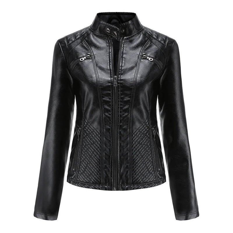 Jaqueta Feminina Casual com Zíper Estilo Streetwear - (Promoção de Inverno 2025)