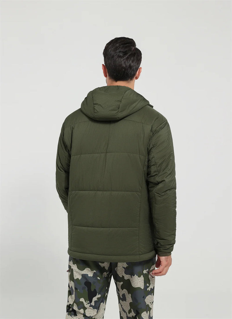 Jaqueta Masculina Térmica de Nylon Ripstop com Estampa Xadrez - (Promoção de Inverno 2025)