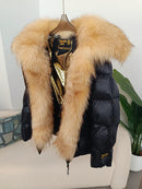 Jaqueta Curta Feminina com Gola Capuz Forro – (Promoção de Inverno 2025)