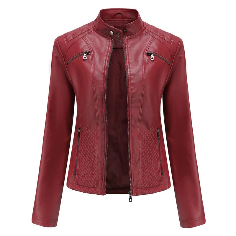 Jaqueta Feminina Casual com Zíper Estilo Streetwear - (Promoção de Inverno 2025)
