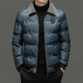 Jaqueta Masculina Acolchoada Veludo Plush - (PROMOÇÃO DE INVERNO 2025)